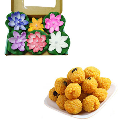 "Water Floating Flower with Led Light - 6 Pcs, sweets - Click here to View more details about this Product
